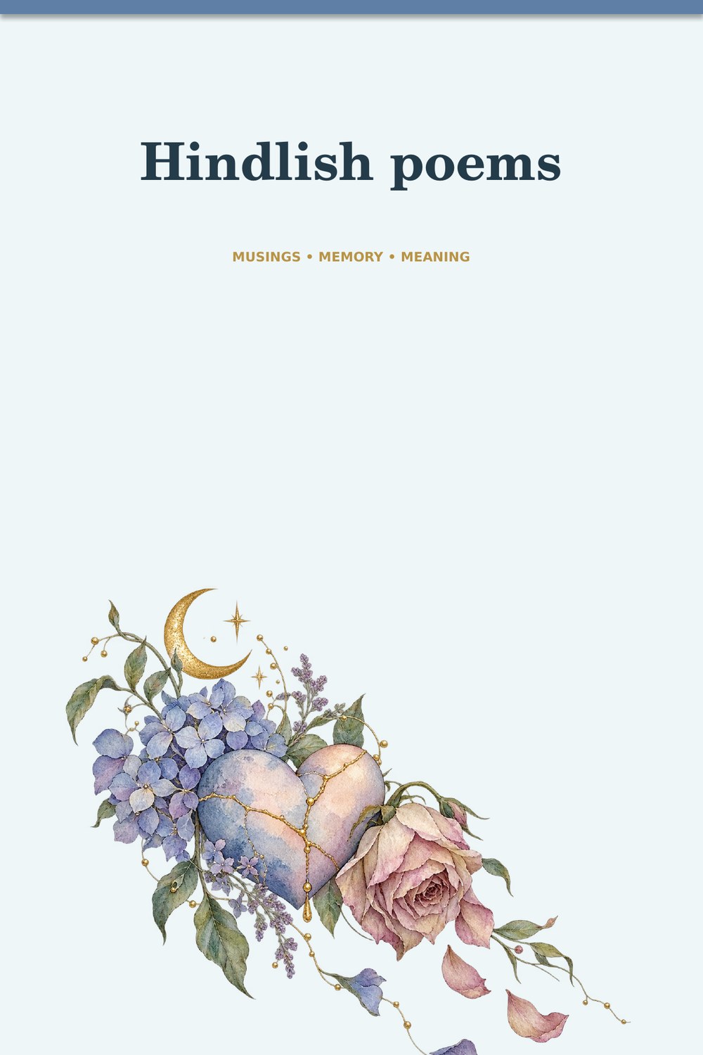 Illustrated interior page from Musings of a Curious Mind — Part two, Hindlish poems